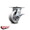 Service Caster 5 Inch Heavy Duty V Groove Semi Steel Caster with Roller Bearing and Brake SCC SCC-35S520-VGR-SLB - alternate 2